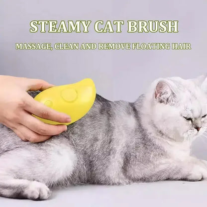 3-in-1 Pet Grooming Steam Brush