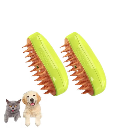 3-in-1 Pet Grooming Steam Brush