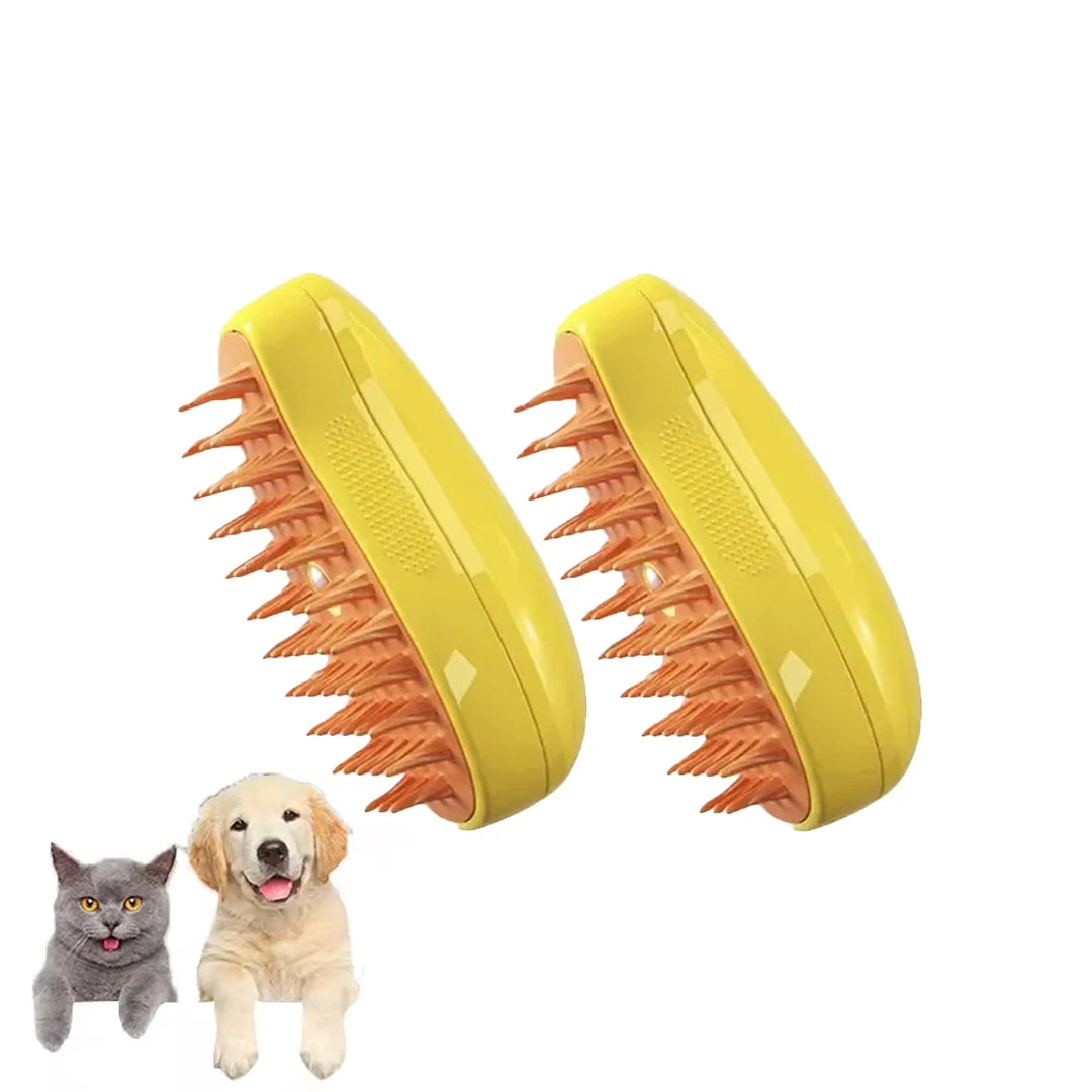 3-in-1 Pet Grooming Steam Brush